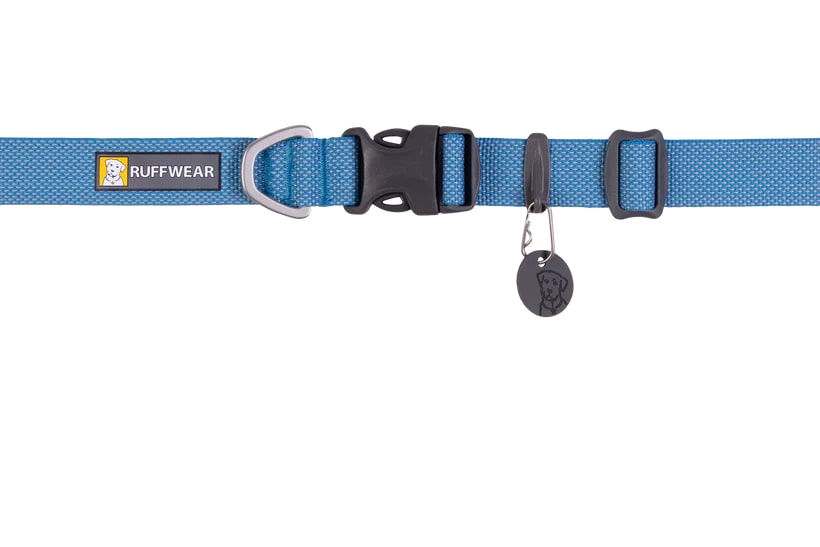 Nuevo-RuffWear Hi & Light Lightweight Dog Collar - BlueDusk