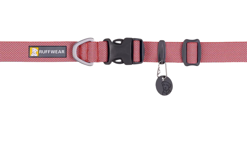Nuevo-RuffWear Hi & Light Lightweight Dog Collar - Salmon Pink