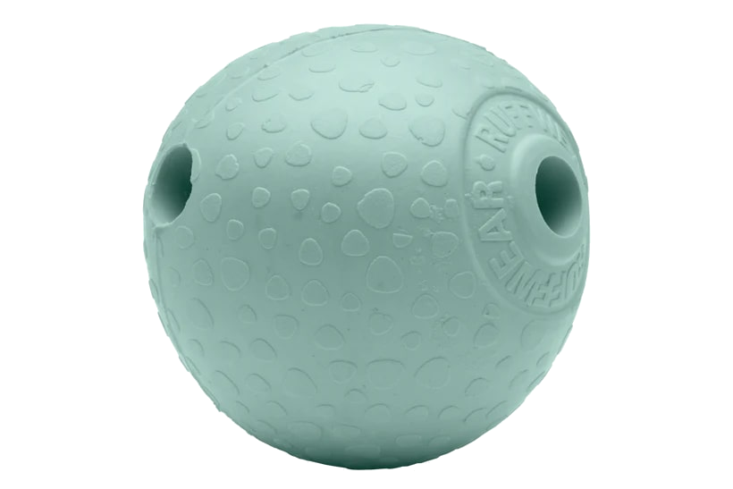 Nuevo-RuffWear Huckama Rubber Throw Toy - Sage Green