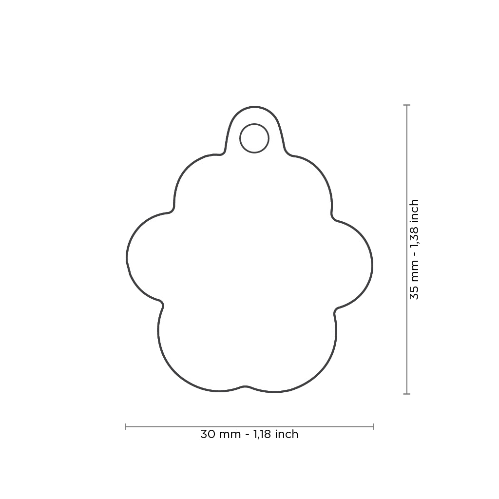 Nuevo-Myfamily Placa Classic Pata L