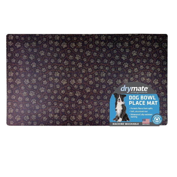Dry Mate Mat Huellitas - Café 16x28