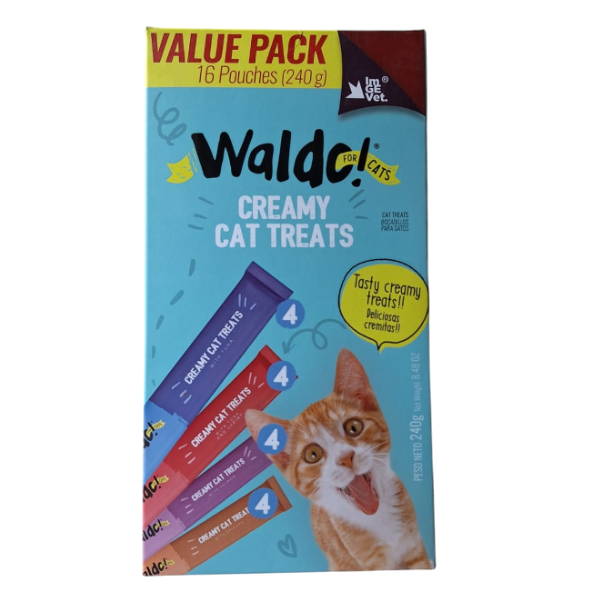 Waldo Snack para Gato Pack 16uds