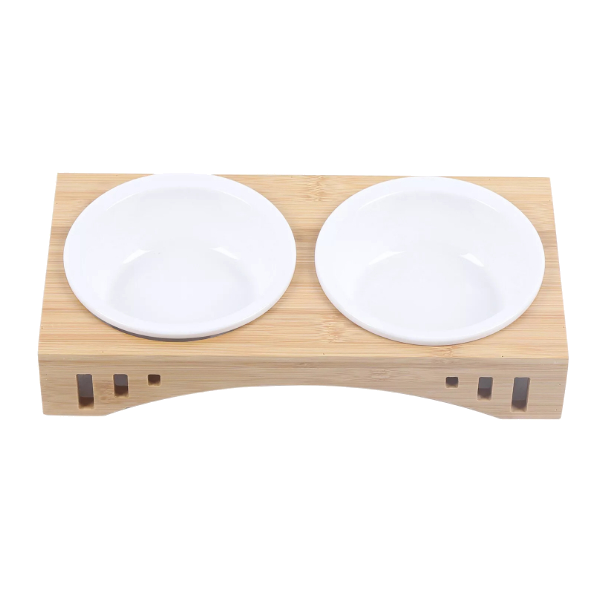 Bamboo Ideas Tazon Doble de Ceramica