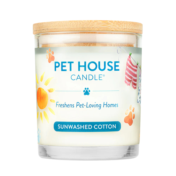 Pet House Candle Sunwashed Cotton 255g