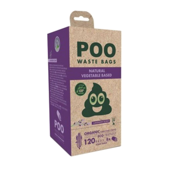M-Pets Bolsas Desechos Perro 120 Bolsas - Lavanda