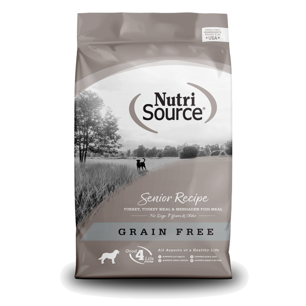 Nutrisource Senior Recipe Grain Free Dog Food