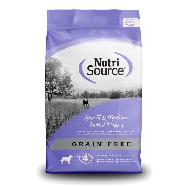 Nutrisource Small & Medium Breed Puppy Grain Free Dog Food 