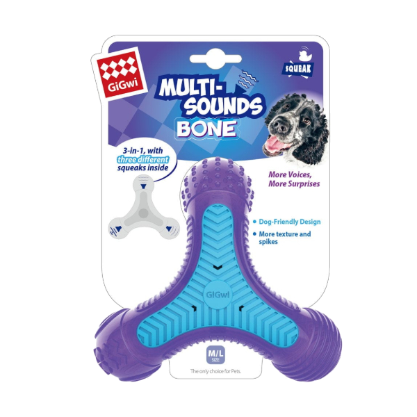 GiGwi Multi-sounds Bone