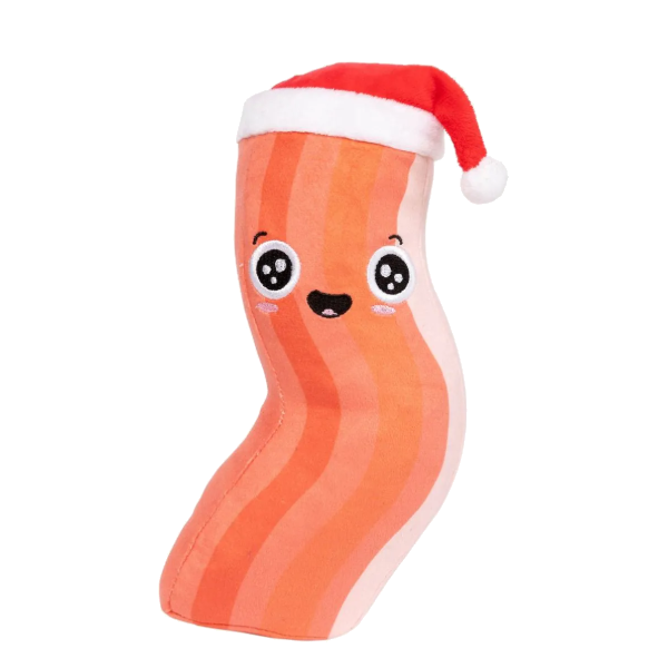 Fuzzyard Navideño-Dog Toy - Bacon-ing To Look A Lot Like Xmas