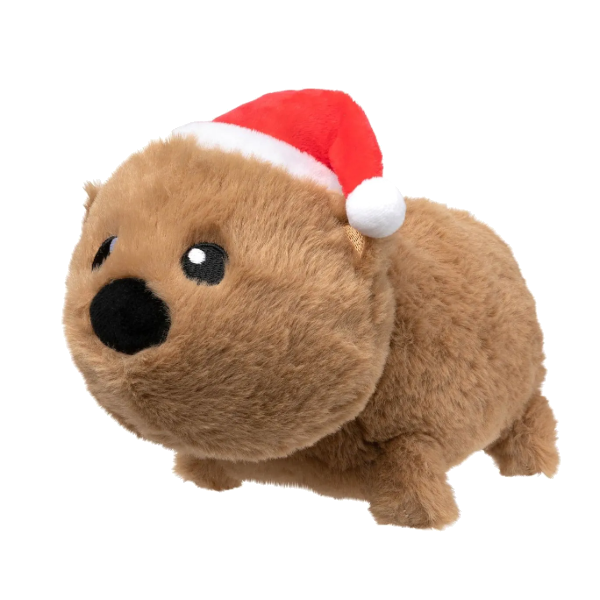 Fuzzyard Navideño -Dog Toy - Felix-Navidad the Wombat