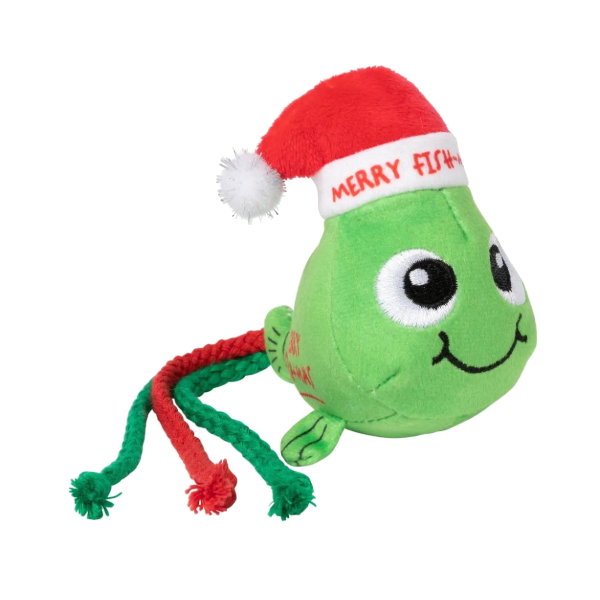 Fuzzyard Navideño -Cat Toy - Merry Fishmas