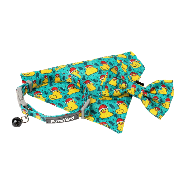 Fuzzyard Navideño -Cat Fashion Pack - Merry Quackmas