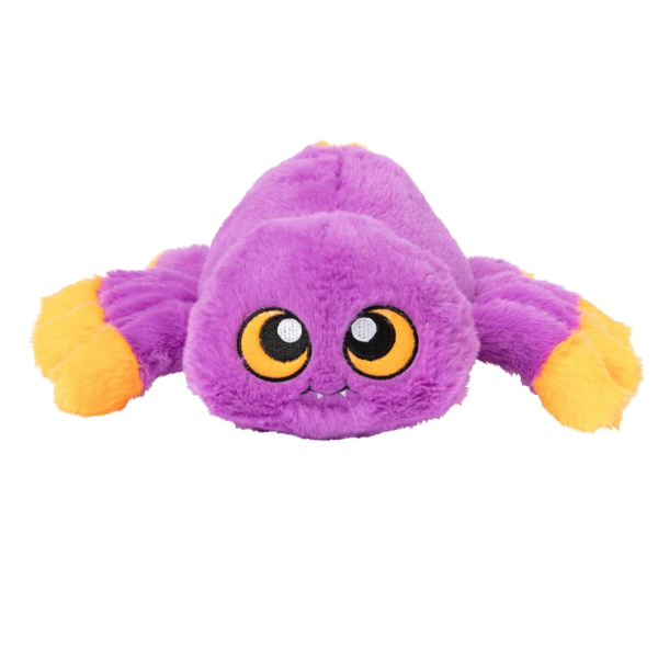 FuzzYard Halloween Dog Toy - Weborah The Spider - Purple L