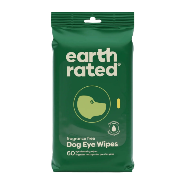 Earth Rated - Eye wipes 60 uds/pack 5x5in