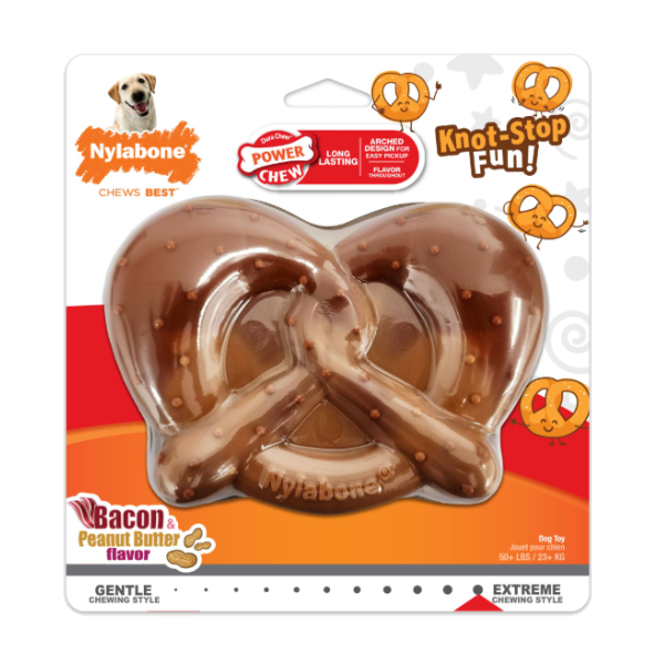 Nylabone -Lazo Sabor Tocino Mantequilla de mani +23kgs