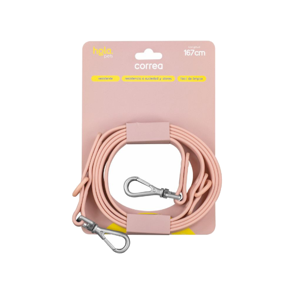 Hola Pets -Correa 1,67m- Rosado