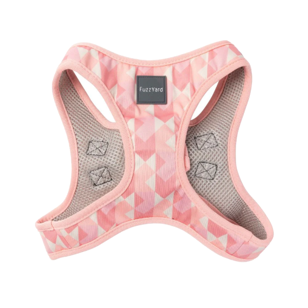 Fuzzyard Step In Harness - Pink Lemonade