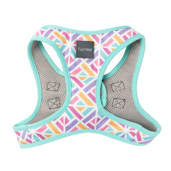 Fuzzyard Step In Harness - Bubblegum Burst