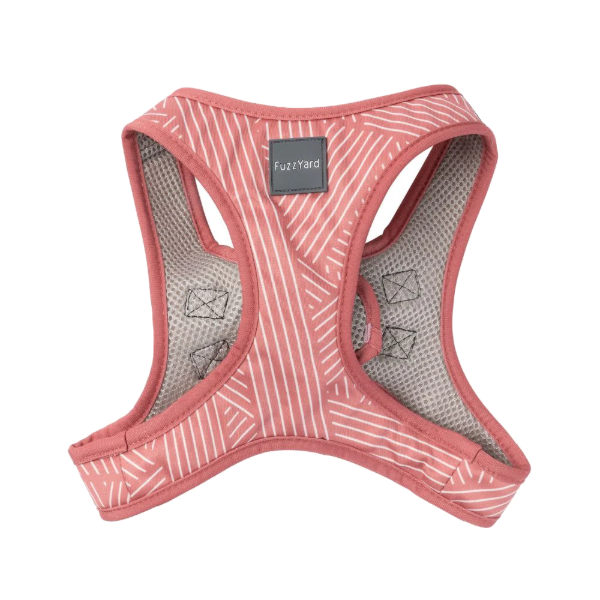 Fuzzyard Step In Harness - Thornbury - Brick Red