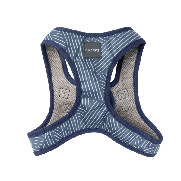 Fuzzyard Step In Harness - Thornbury - Aegean Blue