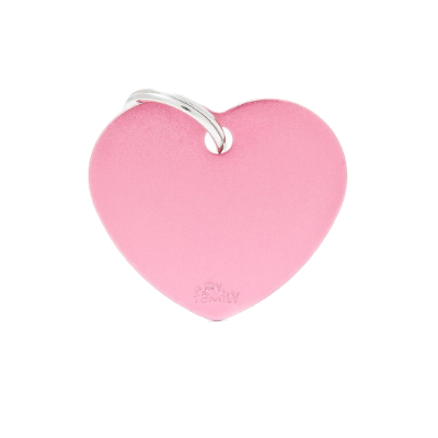 Myfamily Placa Colección Basic Corazón Aluminio