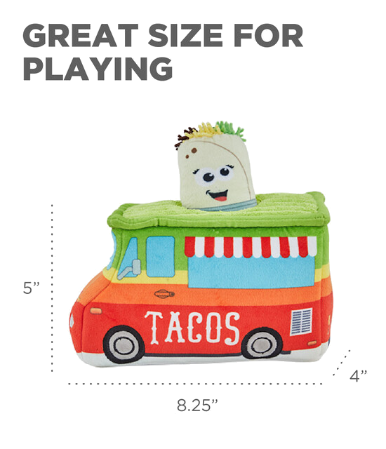 Outward Hound Hide A Taco Plush Dog Toy Puzzle, Multi