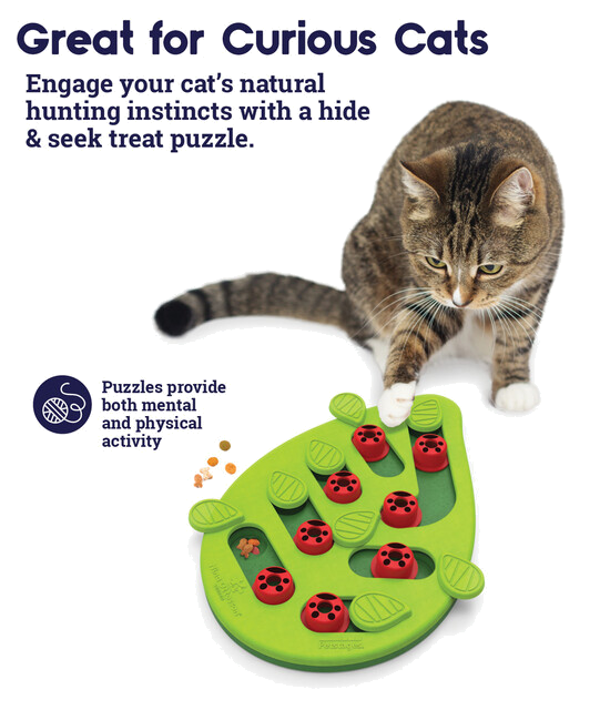 Outward Hound Buggin' Out Puzzle & Play Cat Game, Green