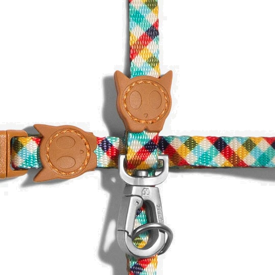 Zeedog Cat Harness With Leash - Phantom