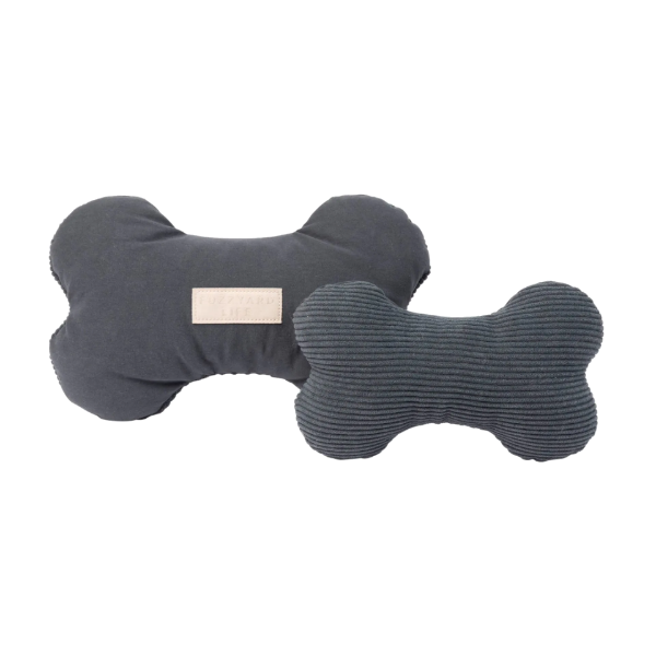 FuzzYard Life Toy Bone - Slate Grey