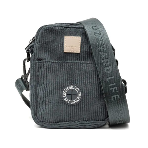 FuzzYard Life Corduroy Cross Body Bag - Slate Grey