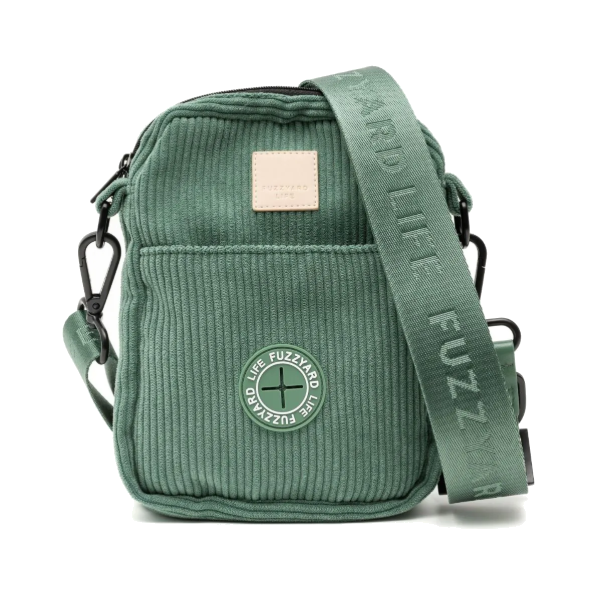 FuzzYard Life Corduroy Cross Body Bag - Myrtle Green