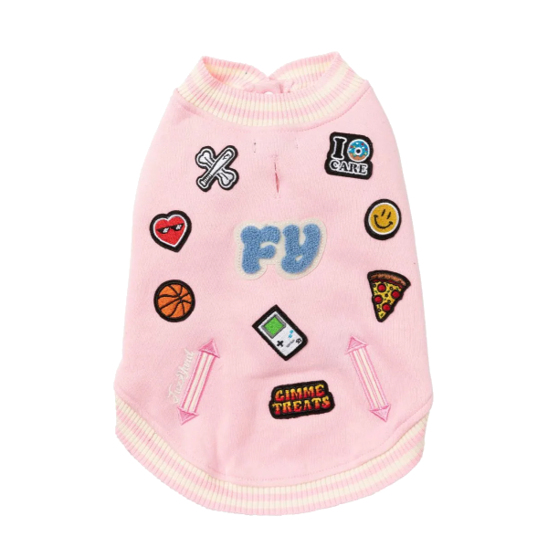 Fuzzyard The Letterman Jacket - Pink