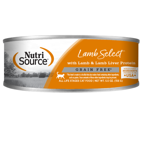 Nutrisource Lamb Selct With Lamb & Lamb Liver Protein 156G