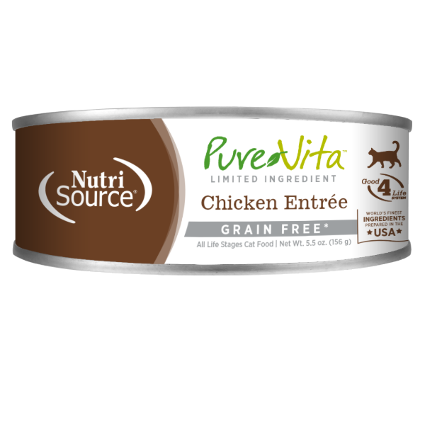 Nutrisource PureVita Chicken Entrée Grain Free 156G