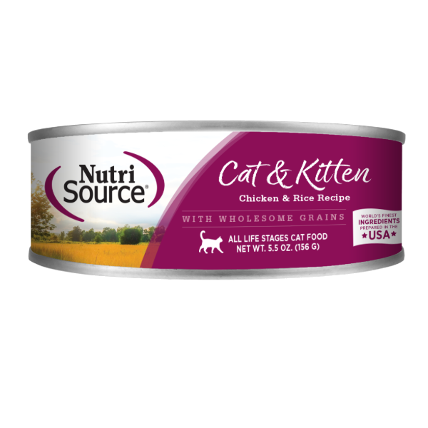 Nutrisource Cat&Kitten Chicken &Rice 156G