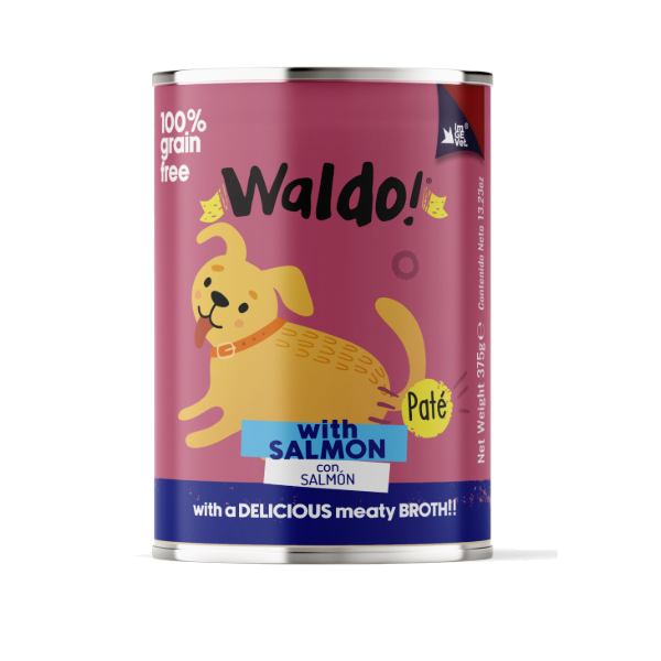 Waldo For Dogs Salmon Flavor 375G