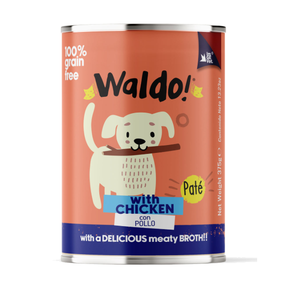 Waldo For Dogs Chicken Flavor 375G