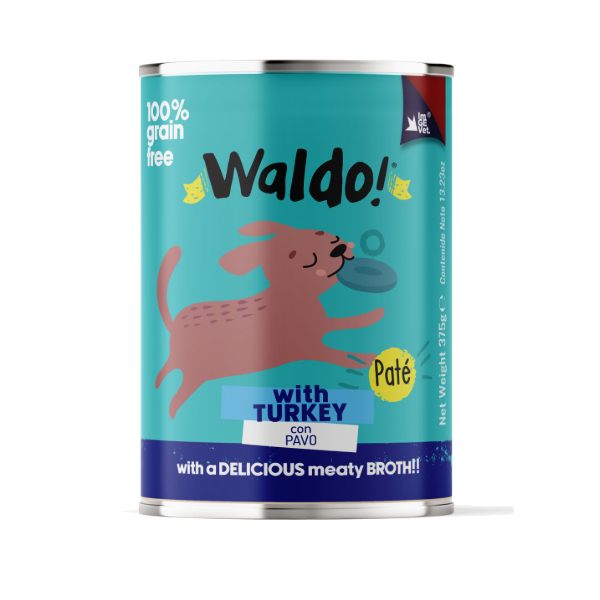 Waldo For Dogs Turkey Flavor 375G