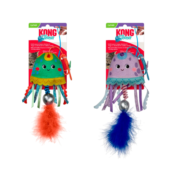 Kong Cat Teaser Jellyfish Asst