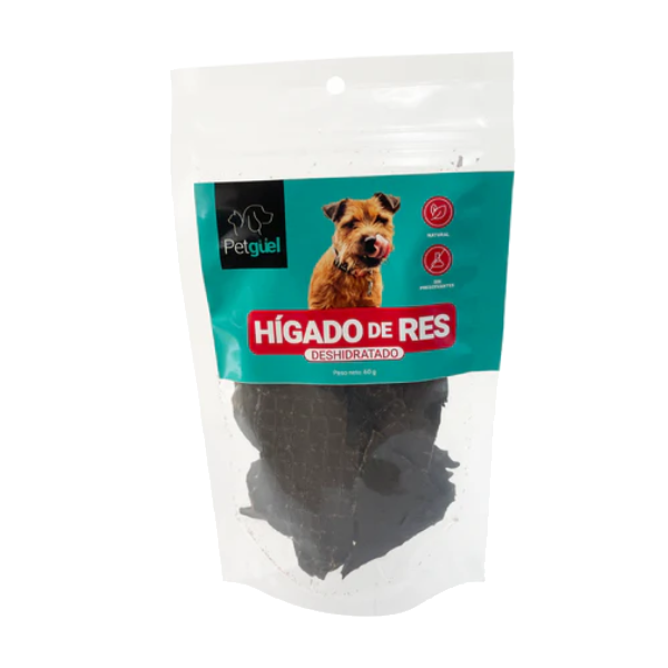 Petgüel Deshidratado Hígado De Res