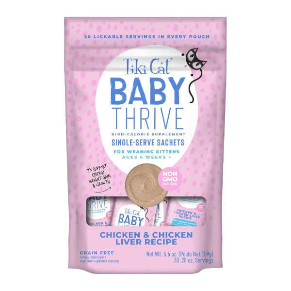 Tiki Cat Baby Thrive Chicken And Chicken Liver Sachet