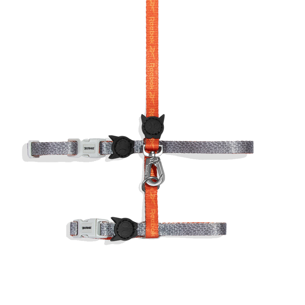 ZEEDOG - SUEDE HARNESS + LEASH SET