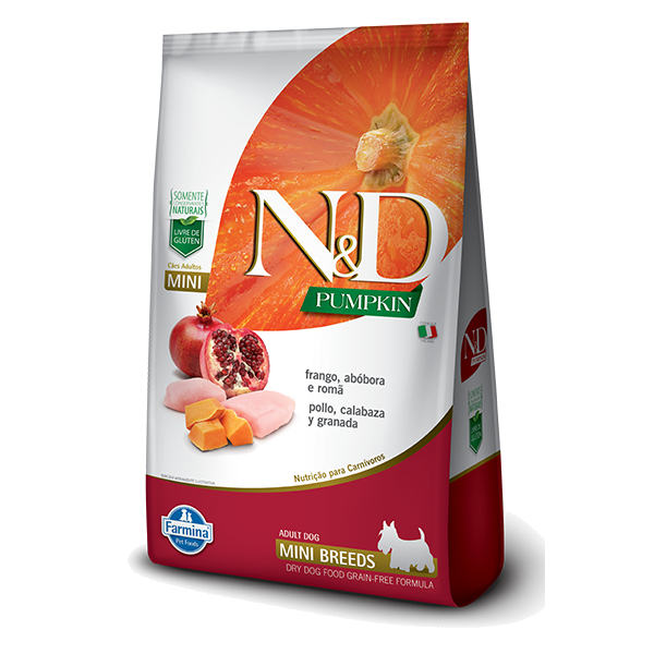 N&D Pumpkin Canine Adult Frango Mini 2.5Kg