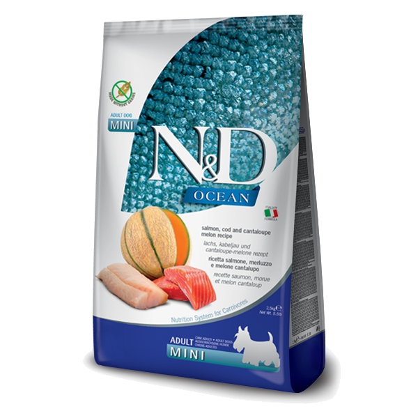 N&D Ocean Canine Adult Mini Salmao 2.5Kg