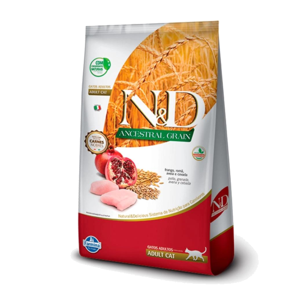 N&D Ancestral Fel Frango ADT Castrado  7.5kG