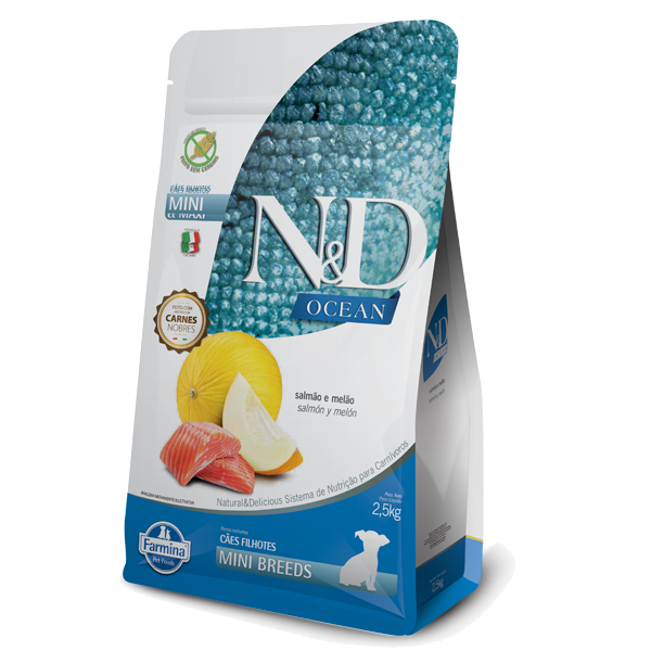N&D Ocean Canine Salmao Puppy Mini 2.5Kg
