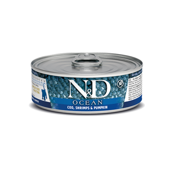 N&D Cat Kitten Ocean Shrimp & Pump 70gr