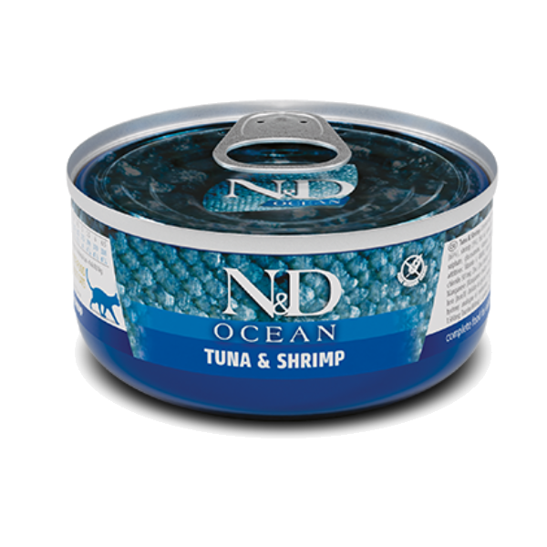 N&D Cat Ocean Tuna & Shrimp  70gr