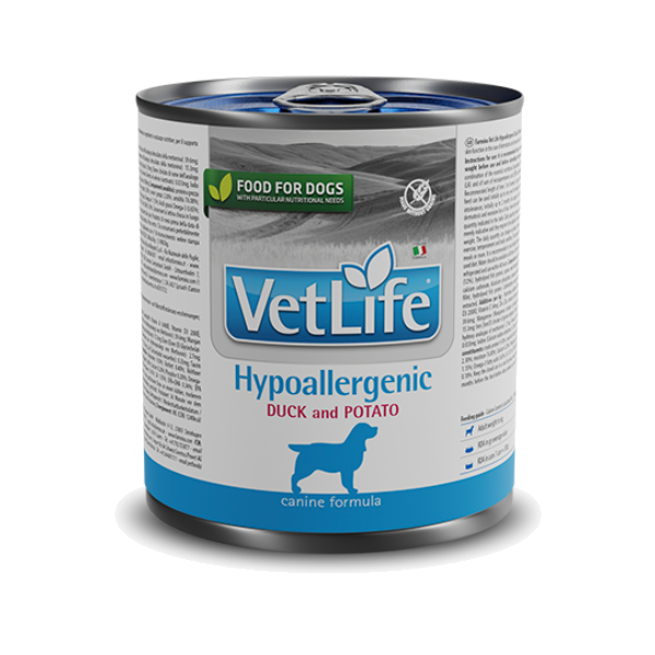 Vet Life Dog Hypo Duck & Potato 300gr