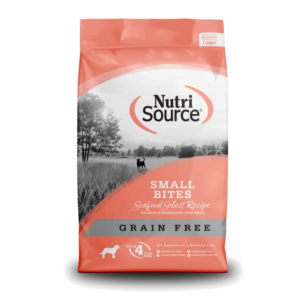 Nutrisource Small Bites Seafood Select Recipe Grain Free Dog Food 1.8Kg